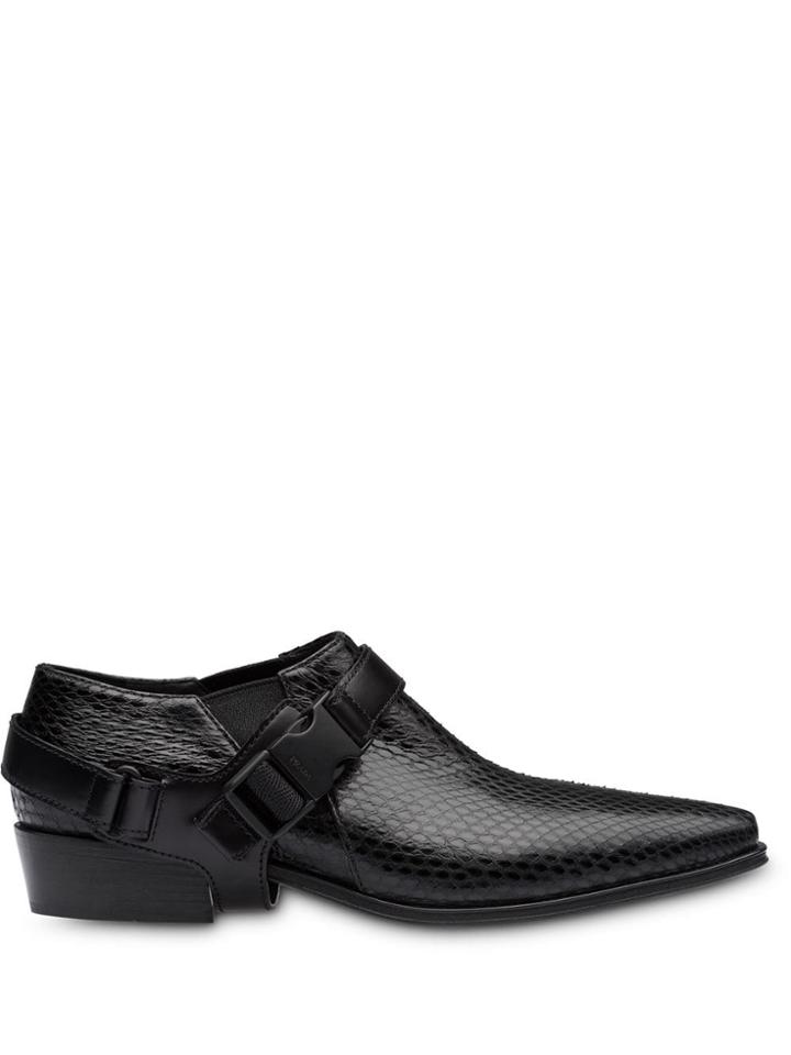 Prada Ayers Booties - Black