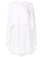 Sara Battaglia Sleeveless Mini Dress - White