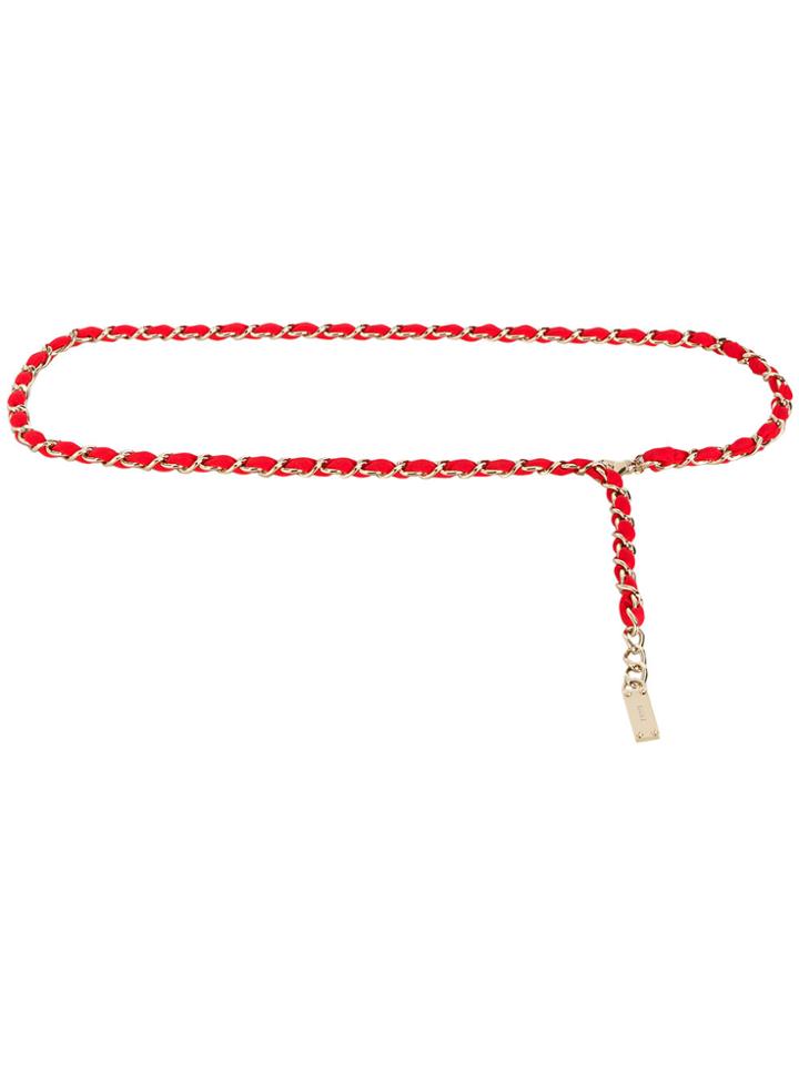 Emilio Pucci Chain Belt - Red