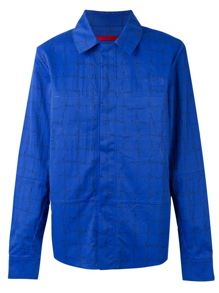 The North Face - Concealed Fastening Shirt Jacket - Men - Polyamide/polyester - L, Blue, Polyamide/polyester