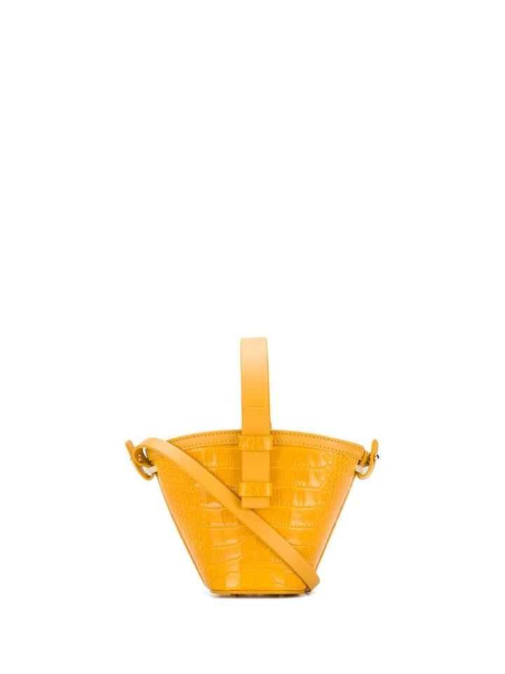Nico Giani Nelia Mini Croc Bag - Yellow