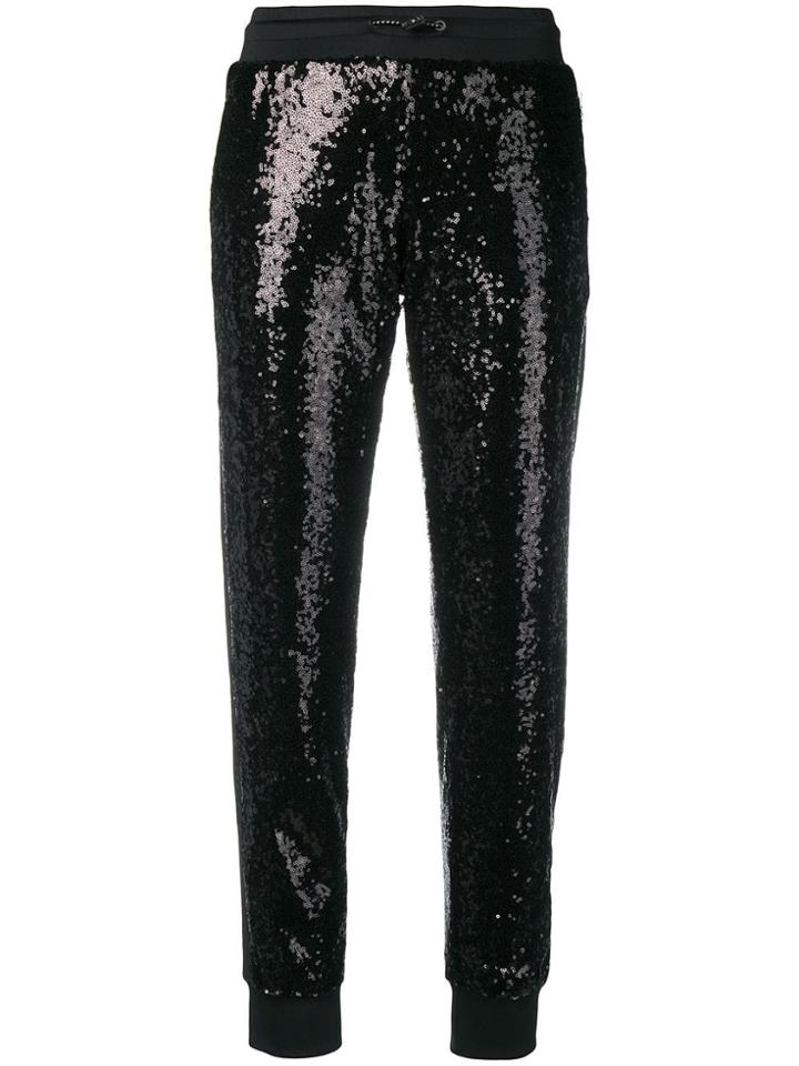 Philipp Plein Sequinned Jogging Bottoms - Black
