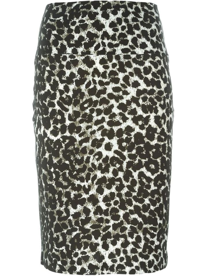 Norma Kamali Kamalikulture X Norma Kamali Cheetah Print Skirt