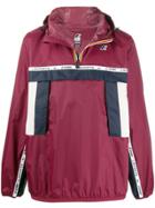Lacoste X K-way Color-block Windbreaker - Red