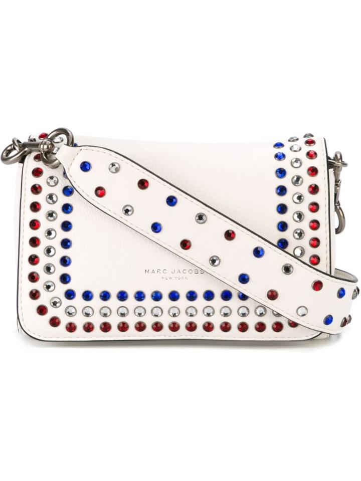Marc Jacobs P.y.t. Shoulder Bag, Women's, White, Calf Leather/glass