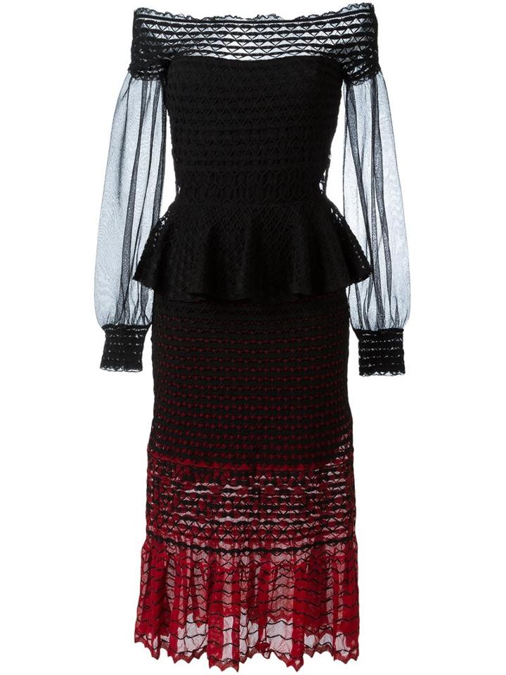 Alexander Mcqueen Off-shoulder Knitted Dress