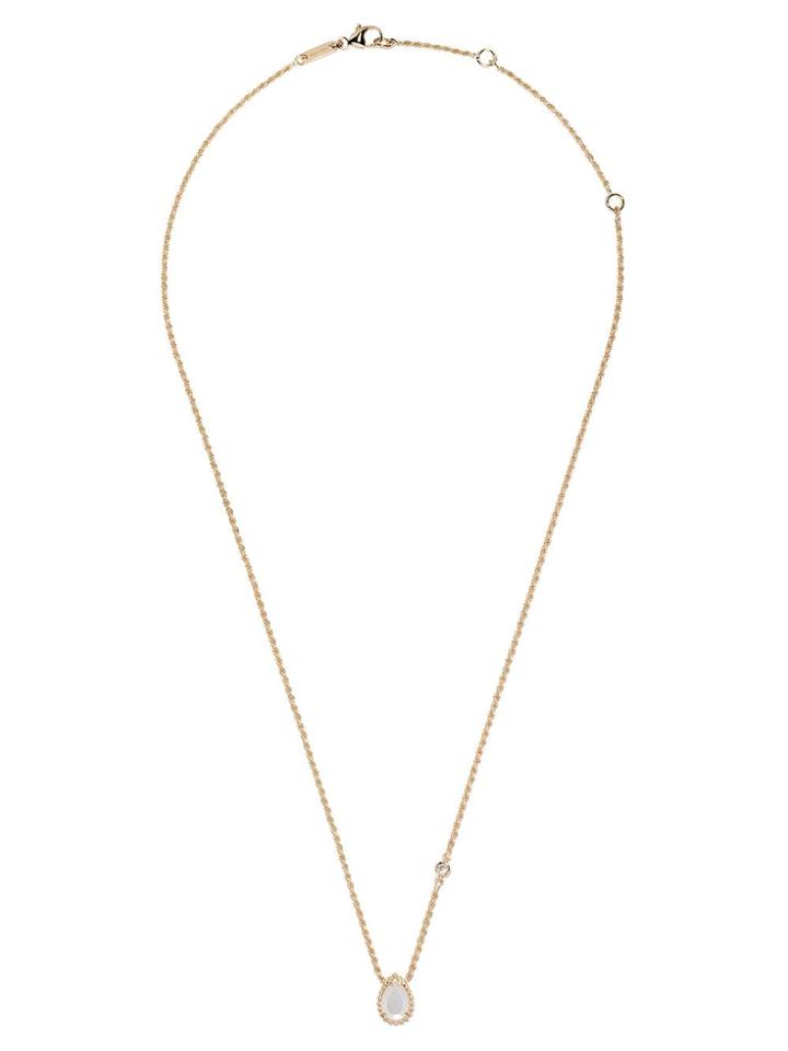 Boucheron 18kt Yellow Gold Serpent Bohème Mother-of-pearl Teardrop And