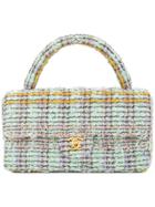 Chanel Vintage Tweed Rectangular Tote - Multicolour