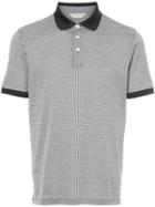 Gieves & Hawkes Patterned Polo Shirt - Black