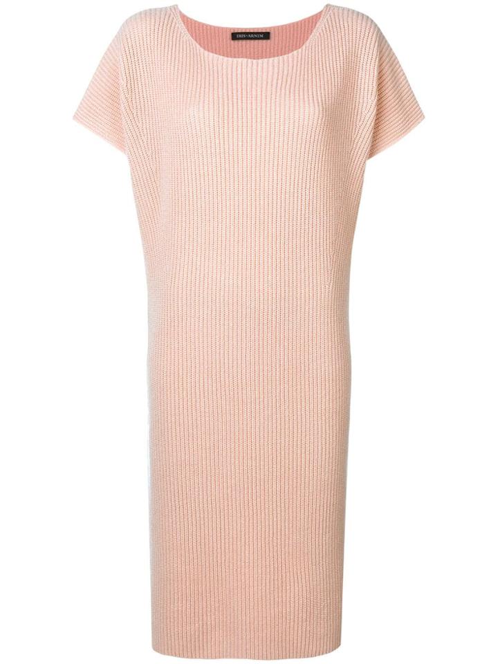 Iris Von Arnim Knitted Long Jumper - Neutrals