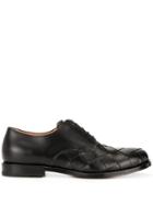 Bottega Veneta Intrecciato Varenne Derby Shoes - Black