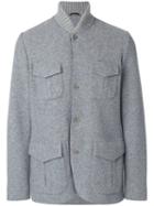 Loro Piana - Field Jacket - Men - Goat Skin/polyester/cashmere/virgin Wool - M, Grey, Goat Skin/polyester/cashmere/virgin Wool