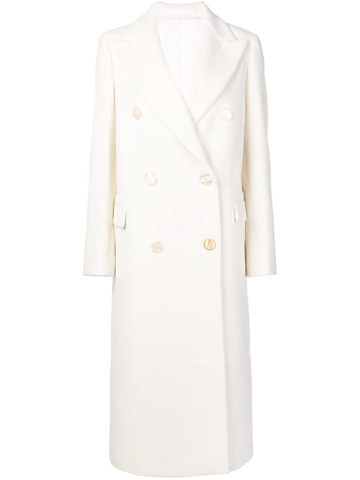 Tagliatore Double-breasted Coat - White