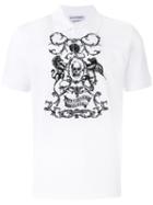 Alexander Mcqueen - Skull Print Polo Shirt - Men - Cotton - L, White, Cotton