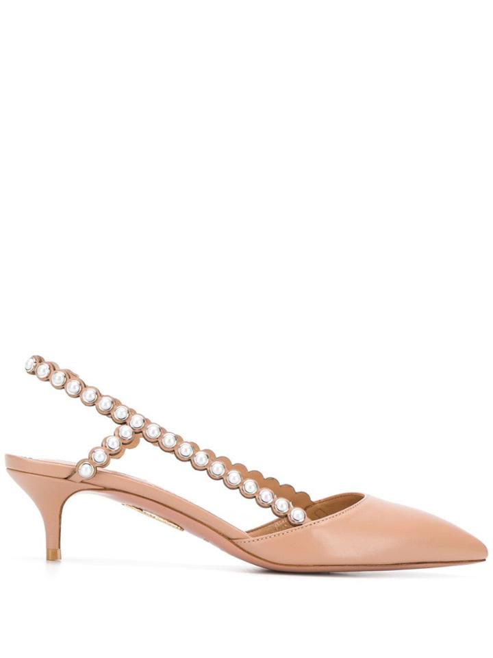 Aquazzura Leather Pumps - Pink