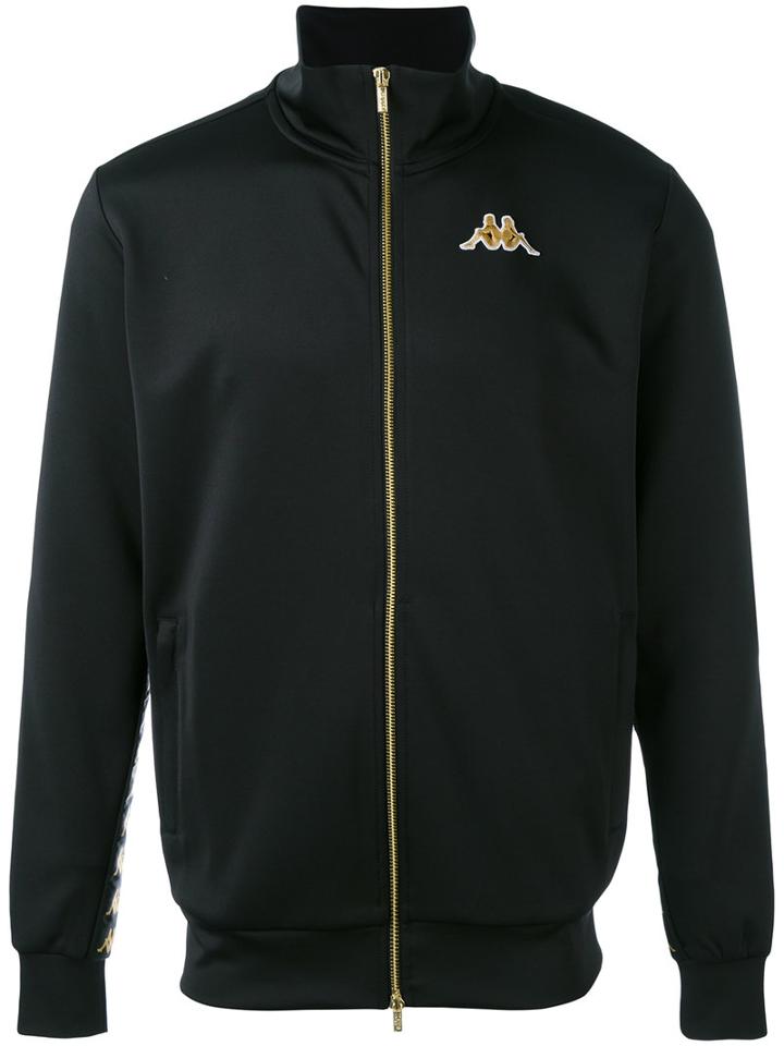 Kappa - Zipped Logo Jacket - Men - Polyester - L, Black, Polyester