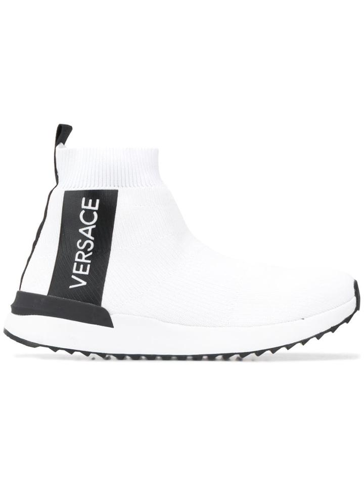 Versace Jeans Sock Sneakers - White