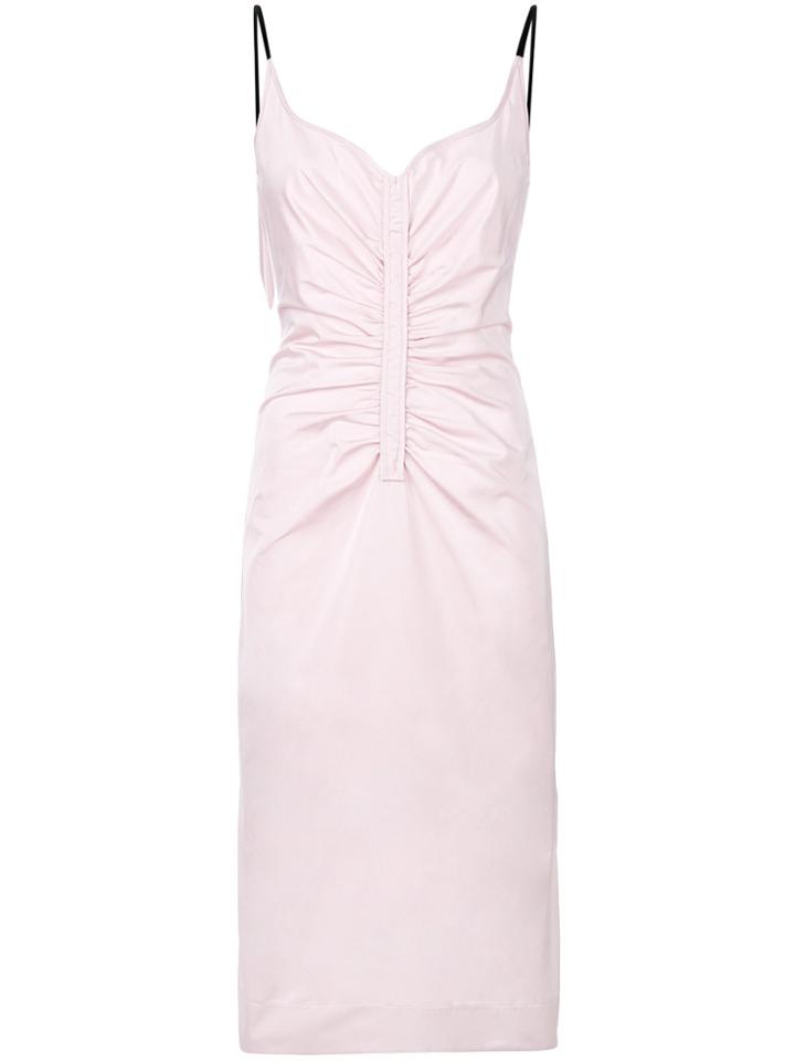 No21 Fitted Silhouette Dress - Pink & Purple