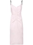 No21 Fitted Silhouette Dress - Pink & Purple