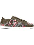 Alexander Mcqueen Embroidered Tattoo Sneakers