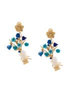 Of Rare Origin Capitol Xx Collection Bouquet Earrings - Blues