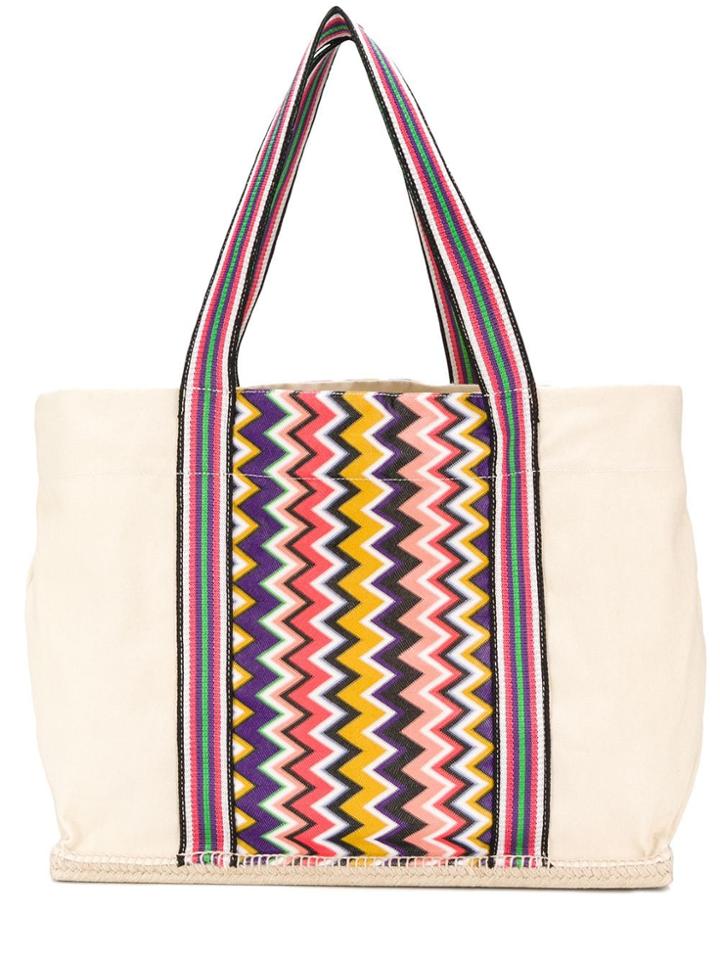 Castañer Castañer X Missoni Margherita Tote Bag - White