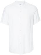 Venroy Mandarin Neck Shortsleeved Shirt - White