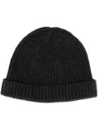 N.peal - Ribbed Hat - Men - Cashmere - One Size, Grey, Cashmere