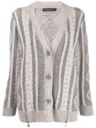 Fabiana Filippi Oversized Cardigan - Grey