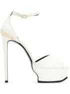 Roberto Cavalli Dundas Sandals, Women's, Size: 39, White, Leather