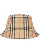 Burberry Vintage Check Bucket Hat - Neutrals