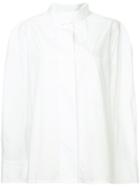 Kolor Mandarin Collar Oversized Shirt - White
