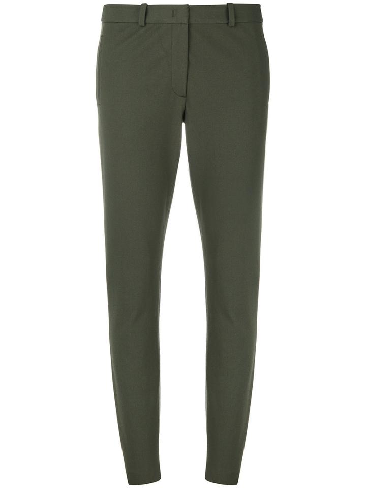 Joseph - Slim-fit Pants - Women - Cotton/elastodiene/viscose - 42, Green, Cotton/elastodiene/viscose