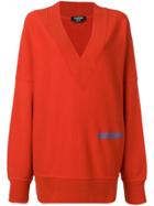 Calvin Klein 205w39nyc V-neck Sweatshirt - Red