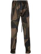 God's Masterful Children Abstract Track Pants - Green