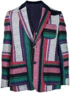Sacai - Mexican Stripe Blazer - Men - Cotton/rayon - 1, Cotton/rayon