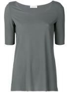 Le Tricot Perugia Basic T-shirt - Grey