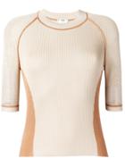 Fendi Contrast Detail Knitted Top - F16em
