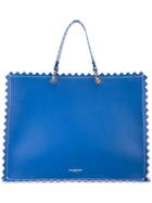 Sara Battaglia Large Tote Bag - Blue