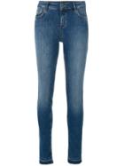 Twin-set Mid Rise Skinny Jeans - Blue