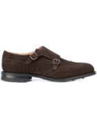 Church's Monkton Suede Monk-strap Shoes - Brown
