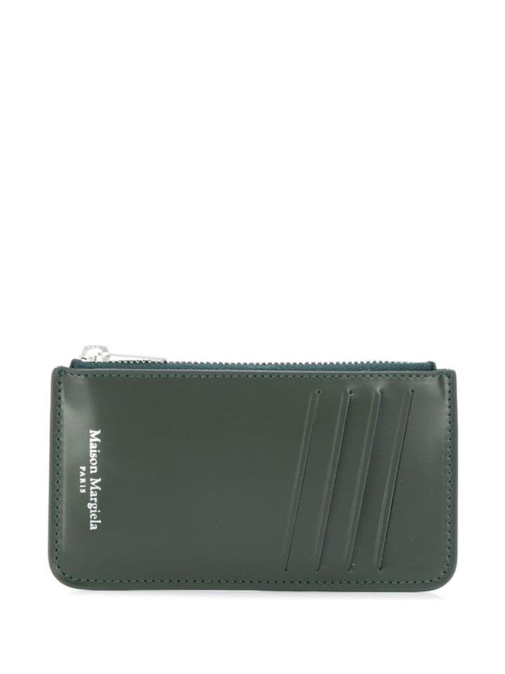 Maison Margiela Zipped Wallet - Green