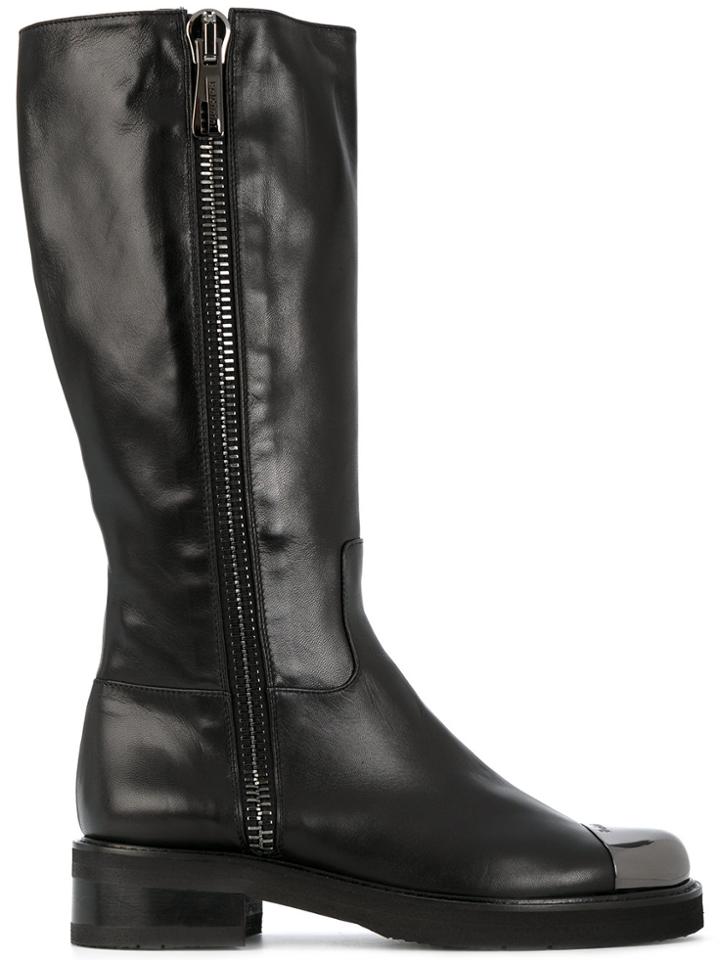 Baldinini Metal Toe Cap Boots - Black
