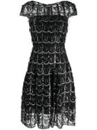 Talbot Runhof Noix Metallic Dress - Black