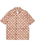 Gucci Oversized Bowling Print T-shirt - Neutrals