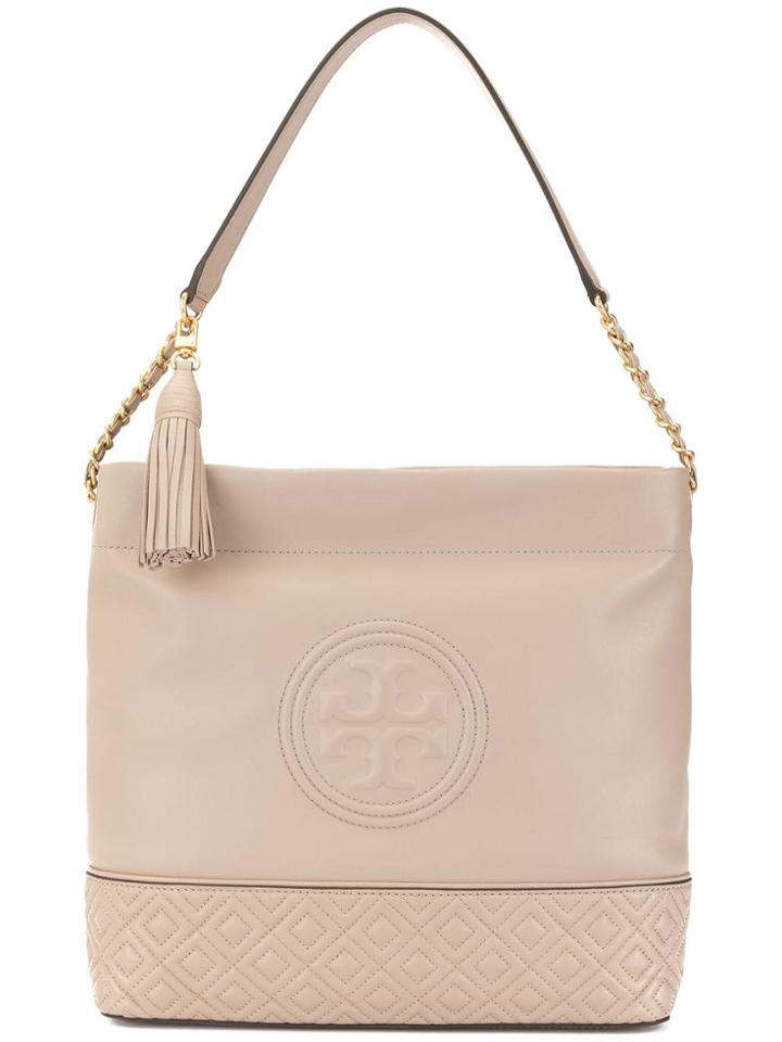 Tory Burch Fleming Hobo Bag - Neutrals