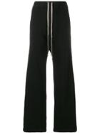 Rick Owens Drkshdw Popper Wide Leg Trousers - Black