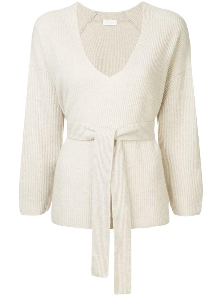 Ballsey Long-sleeve Fitted Sweater - Neutrals