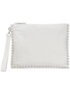 Desa 1972 Studded Clutch Bag - White