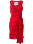 Moschino Polka-dot Shift Dress - Red